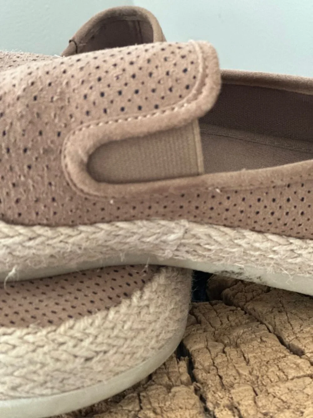 Espirit Espadrilles In a Yummy Neutral Beige.